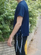 Adult Dark Blue T-Shirt with Tzitzit