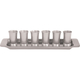 Yair Emanuel Six Anodized Aluminum Kiddush Cups and Tray  Metallic Colors