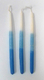 Handcrafted Dripless Decorative Chanukkah Candles - Blue and White