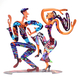 David Gerstein Free Standing Double Sided Sculpture Figures - Dancers