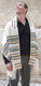 Weaving Creation Hand Woven Tallit Yesod - Foundation