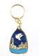 Jerusalem Keychain with Dove of Peace