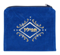 Royal Blue Velvet Tallit & Tefillin Bags-gold and white swirl design