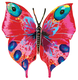 David Gerstein Double Sided Steel Wall Sculpture - Merav Butterfly