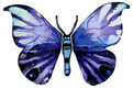 David Gerstein Double Sided Steel Wall Sculpture - Yafa Butterfly