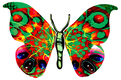 David Gerstein Double Sided Steel Wall Sculpture - Yafa Butterfly