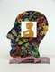 David Gerstein Free Standing Double Sided Head Sculpture - Baby