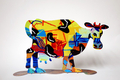 David Gerstein Free Standing Steel Double Sided Sculpture - Hulda Cow
