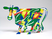 David Gerstein Free Standing Double Sided Sculpture - Margarita Cow