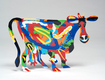 David Gerstein Free Standing Double Sided Sculpture - Margarita Cow