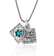 Silver Traveler's Prayer Double Pendant by Golan Studio