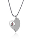 Woman of Valor Silver Heart Pendant by Golan Studio