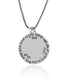 Silver Ana Bekoach Onyx Pendant by Golan Studio