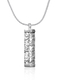 Sterling Silver Mezuzah Pendant Necklace by Studio Golan