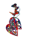 David Gerstein Free Standing Double Sided Heart Sculpture - Open Heart