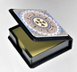 Dorit Judaica Decorative Memo Box  Pomegranate Mandala with Swarovski Stone