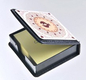 Dorit Judaica Decorative Memo Box, Pomegranate Mandala Design and Crystals