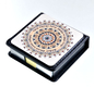 Dorit Judaica Decorative Memo Box, Mandala with Business Blessings - Hebrew