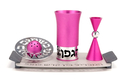 Agayof Aluminum Havdalah Set Modern Design - Bright Pink