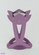 Shraga Landesman Flower Shaped Raised Candle Holders - Violet