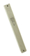 Aluminum Weather-proof Classic Mezuzah Case - Silver Matte