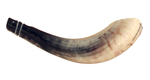 Ram's Horn Shofar Moroccan Style Light Color with Crown Cut