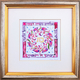Dvora Black Daughters Blessing Hand-Finished Print 22K Gold Leaf Motifs