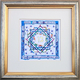 Dvora Black Sons Blessing Hand-Finished Print Star of David & 22K gold Accents