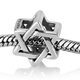 Sterling Silver Star of David Charm for Bracelet or Necklace