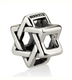 Sterling Silver Star of David Charm for Bracelet or Necklace