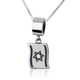 Sterling Silver Flag of Israel Charm