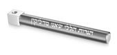 Adi Sidler Anodized Aluminum Travel Chanukah Menorah - Gray and Silver