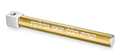 Adi Sidler Anodized Aluminum Travel Chanukah Menorah - Gold and Silver