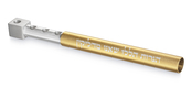 Adi Sidler Anodized Aluminum Travel Chanukah Menorah - Gold and Silver