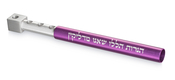 Adi Sidler Anodized Aluminum Travel Hanukkah Menorah - Purple and Silver