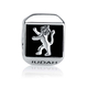 Sterling Silver Square Lion of Judah Charm