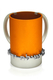 Dabbah Judaica Wash Cup Netilat Yadaim Anodized Aluminum - Orange