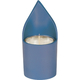 Yair Emanuel Metal Yahrzeit Memorial Candle Holder - Flame Shaped