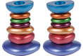 Yair Emanuel Aluminum Tower Candlestick - Stone Shapes