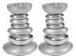 Yair Emanuel Aluminum Tower Candlestick - Stone Shapes