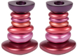 Yair Emanuel Aluminum Tower Candlestick - Stone Shapes