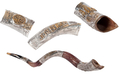 Jerusalem Ancient Coin Design Silver Yemenite Shofar