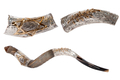 Star of David Leaf Design Sterling Silver Yemenite Shofar