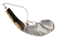 Rams Horn Anointing Vessel - Sterling Silver Lion of Judah