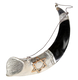 Anointing Sterling Silver Yemenite Shofar - Star of David
