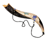 Anointing Painted Yemenite Shofar - Star of David