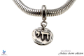 Sterling Silver Chai Bracelet Charm