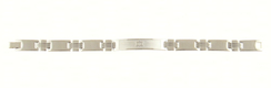 Stainless Steel Mans Bracelet, Double Link Box Chain - Star of David