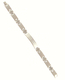 Stainless Steel Mans Bracelet, Double Link Box Chain - Star of David