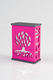 Agayof Tree Of Life Aluminum Tzedakah Box - Pink